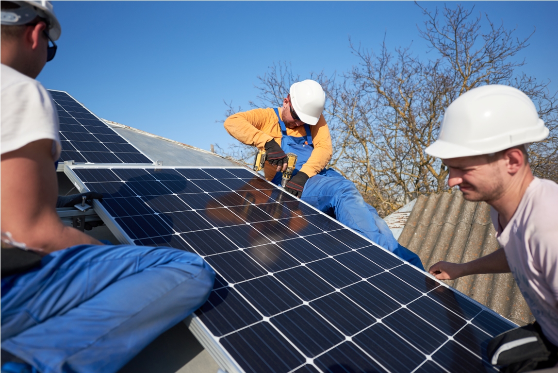 installing solar photovoltaic panel system on roof 2022 05 16 16 04 51 utc