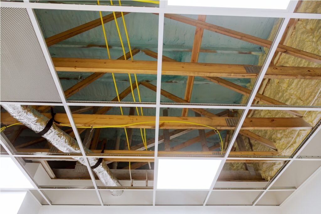 metal frame of suspended ceilings making of false 2023 11 27 05 04 16 utc