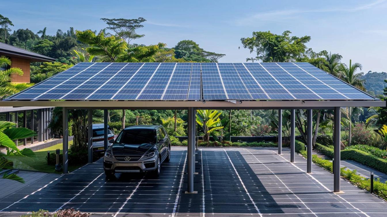 Carport solaire premium