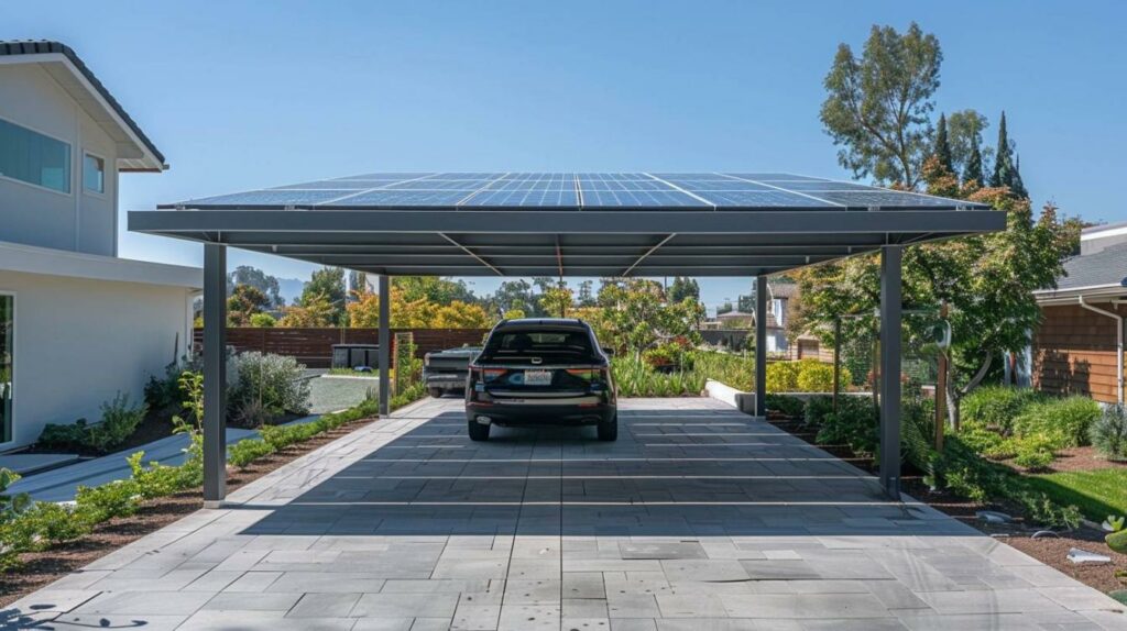 Installation facile d’un carport solaire