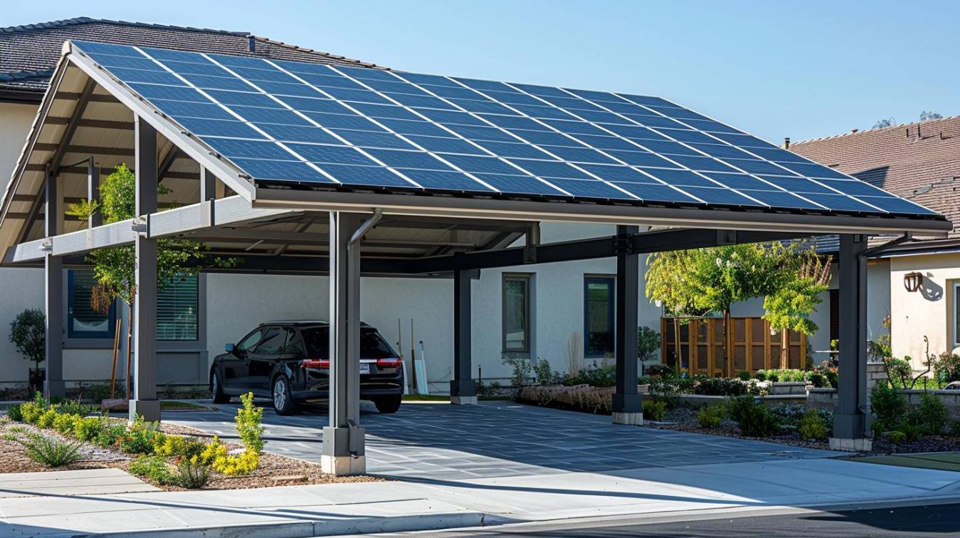 Le coût d’une pergola solaire carport