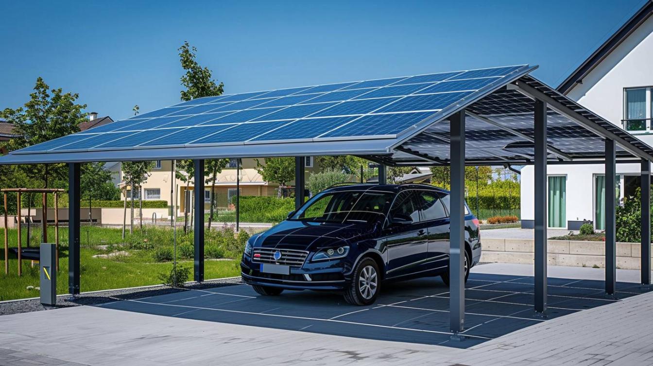 Optez pour un carport solaire sur mesure