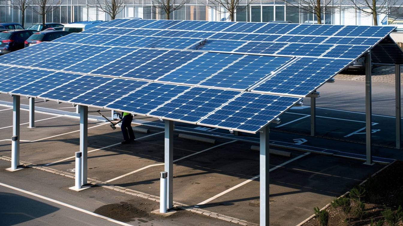 Optimiser la maintenance des carports solaires