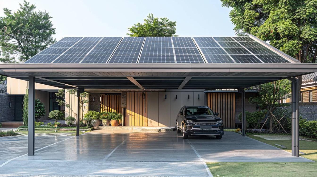 Optimisez votre carport avec des panneaux solaires