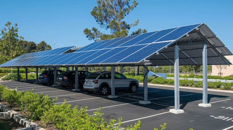 Carports solaires : économiser sur les coûts énergétiques