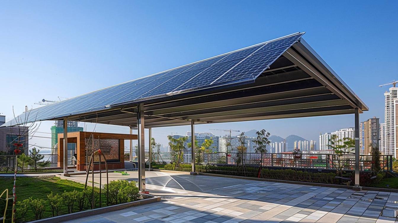 Intégration architecturale des carports solaires