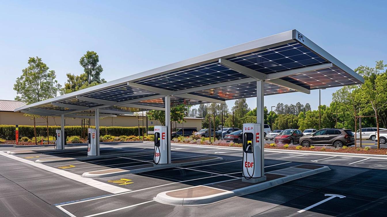 L’énergie solaire au service des carports avec EDF