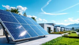 installation solaire moderne